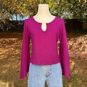 90s vintage Bebe purple cropped top 💟